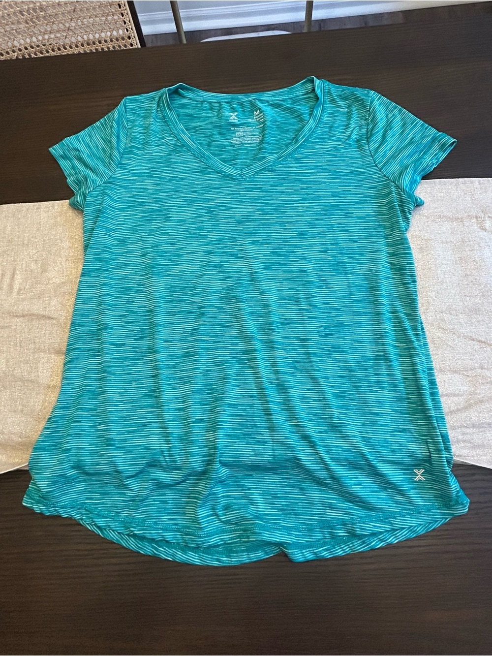 Xersion Essential Performance Tee Bundle 2 Medium Blue & Teal Shirts - Picture 5 of 8